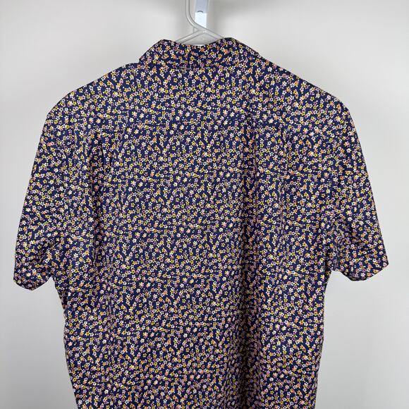 Bonobos Short Sleeve Button Up Shirt Slim Fit Men's Size Medium - Picture 6 of 7